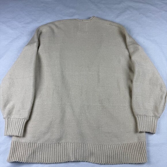 Urban Outfitters Oatmeal Cozy Cardigan Size M - Picture 3 of 4